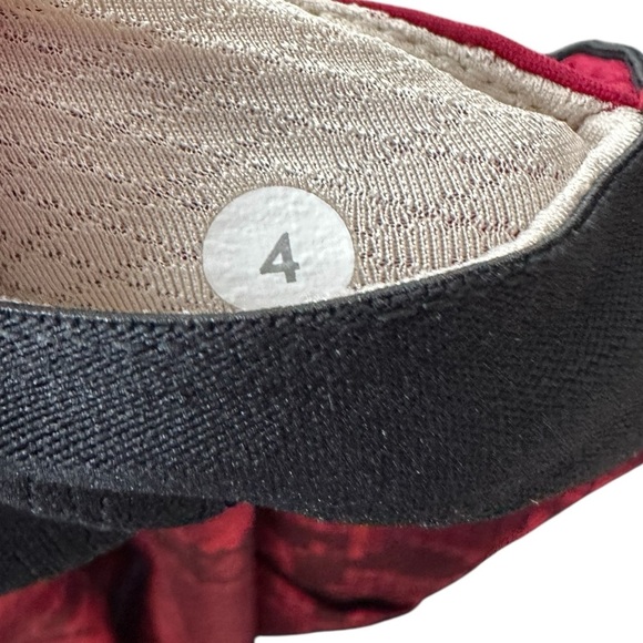 Lululemon What The Sport Shorts 4 Ziggy Snake Red Tide Cranberry - Picture 8 of 8